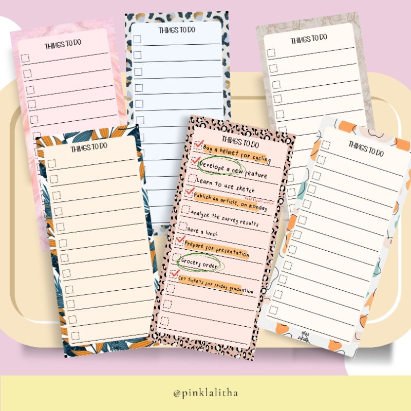 

48 Lembar Aesthetic Pastel Memopad