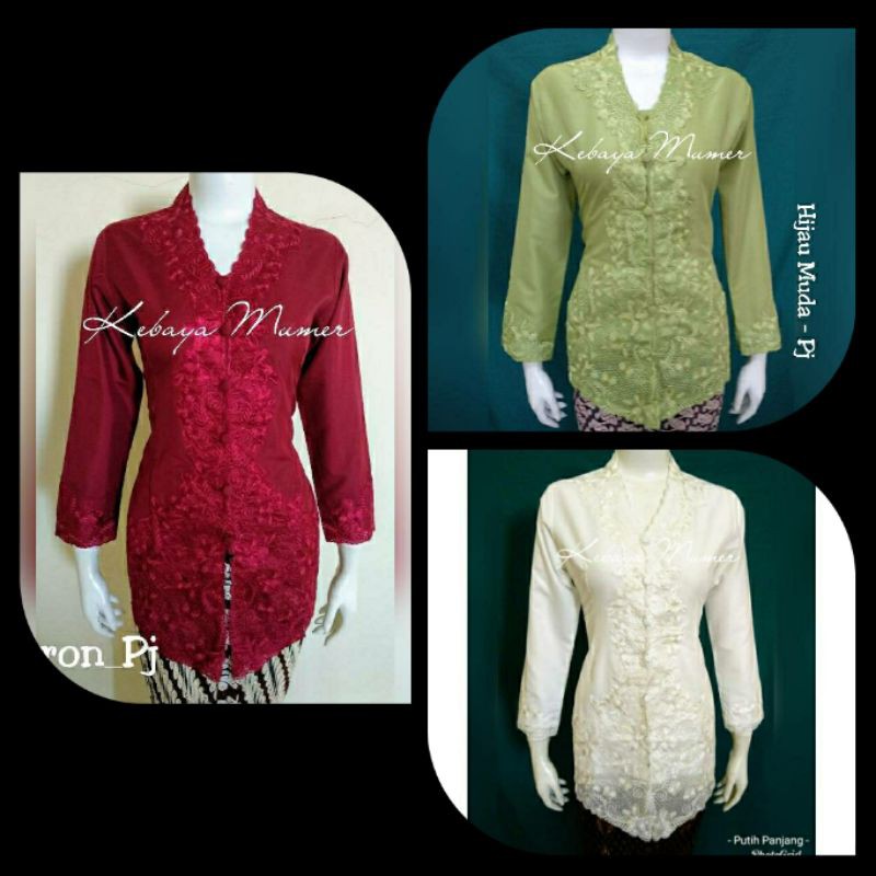 Kebaya Jadi | Kebaya Encim Hijau | Kebaya Encim. Kebaya Bordir. Root. Kebaya Putih. Putih. Kebaya Maron. Maron