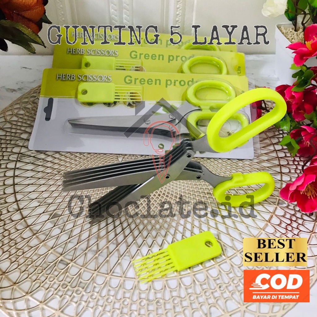 

GUNTING SAYUR 5 LAYER / GUNTING MULTIFUNGSI