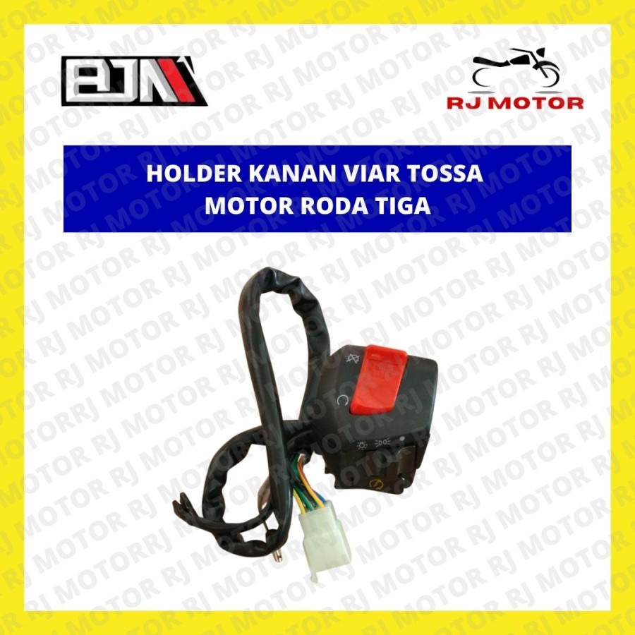 HOLDER KANAN VIAR TOSSA MOTOR RODA TIGA BJM KUALITAS BAGUS