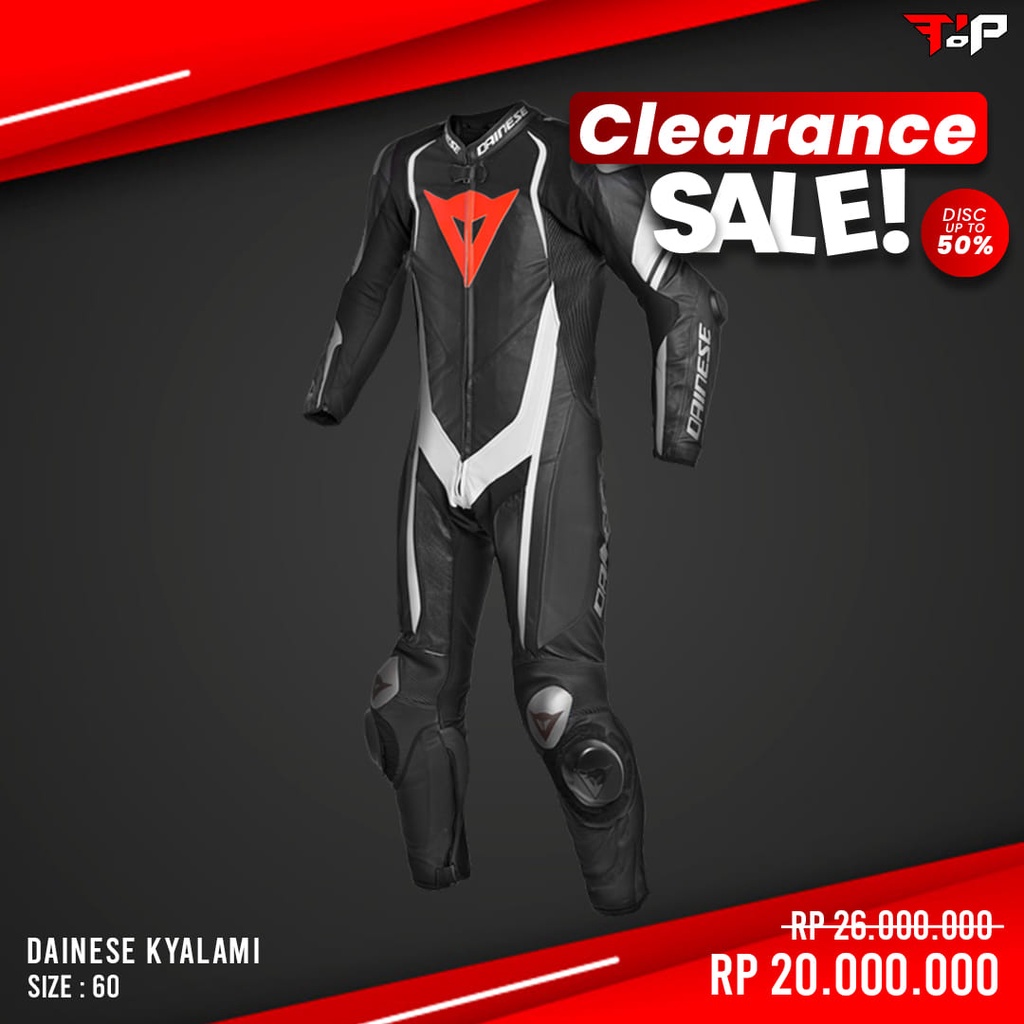 DAINESE KYALAMI 1PC WEARPACK RACING SUIT CLEARANCE SALE