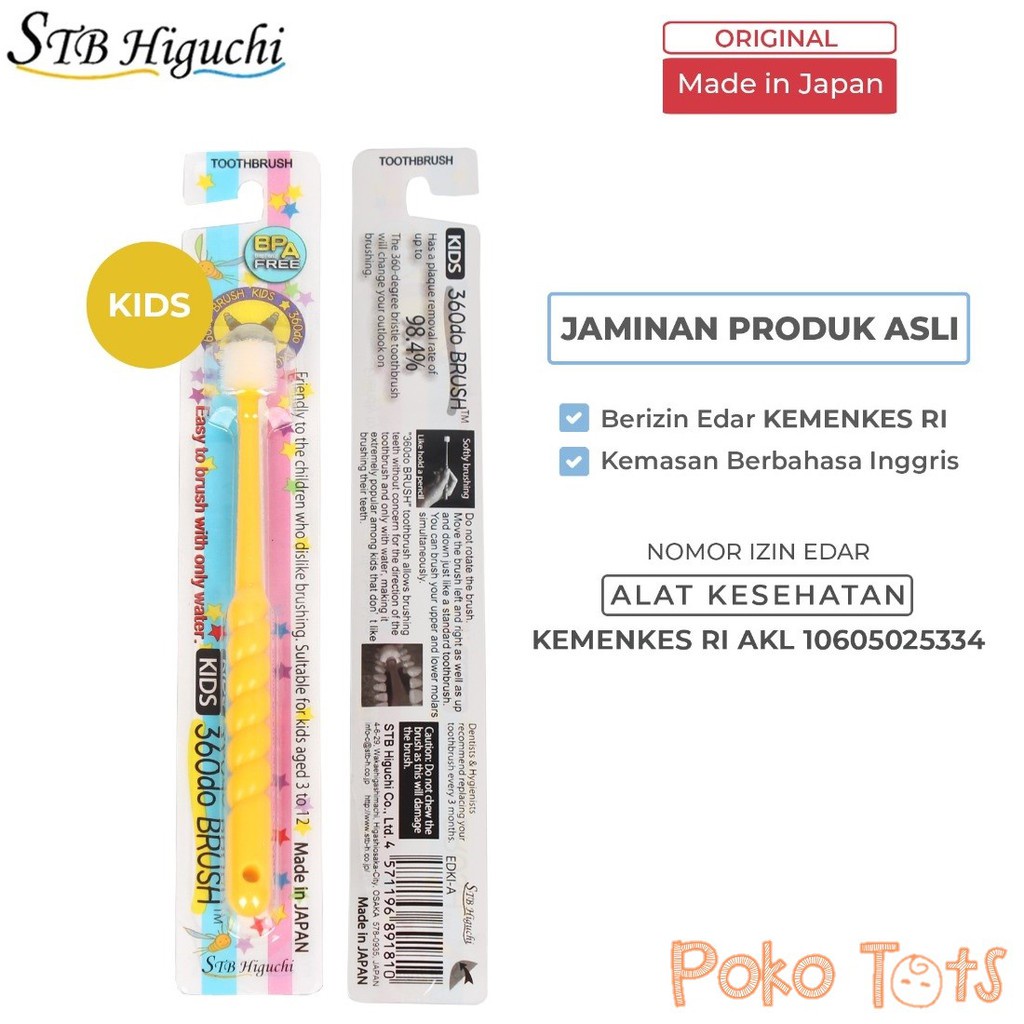 360do Toothbrush for Kids Sikat Gigi Anak 360 Derajat Tooth Brush WHS