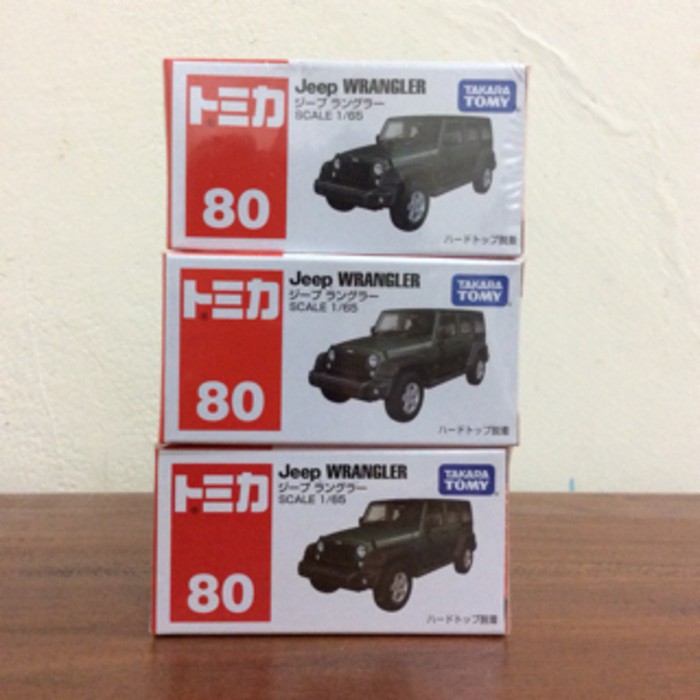 Jeep Wrangler Takara Tomy No 80 Black