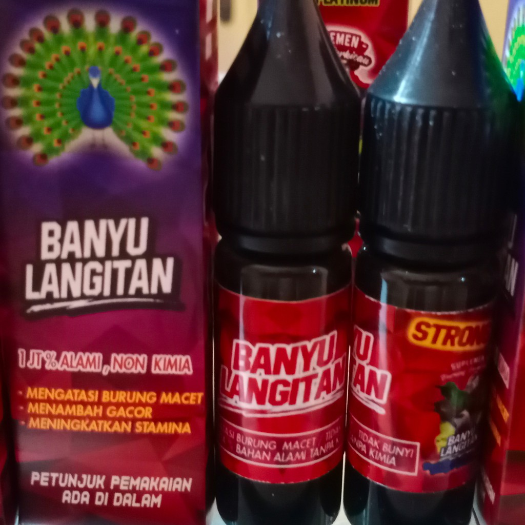 BANYU LANGITAN STRONG MULTIVITAMIN HERBAL PENGGACOR BURUNG TRUCUK DAN BURUNG LAINNYA