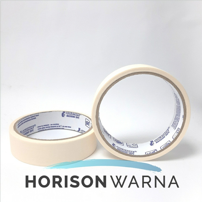 

Lakban kertas / isolasi kertas / plester dico duco 1 inch GOLDEN TAPE