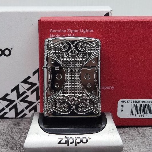Zippo 49037 Armor Space Design Geometric Original