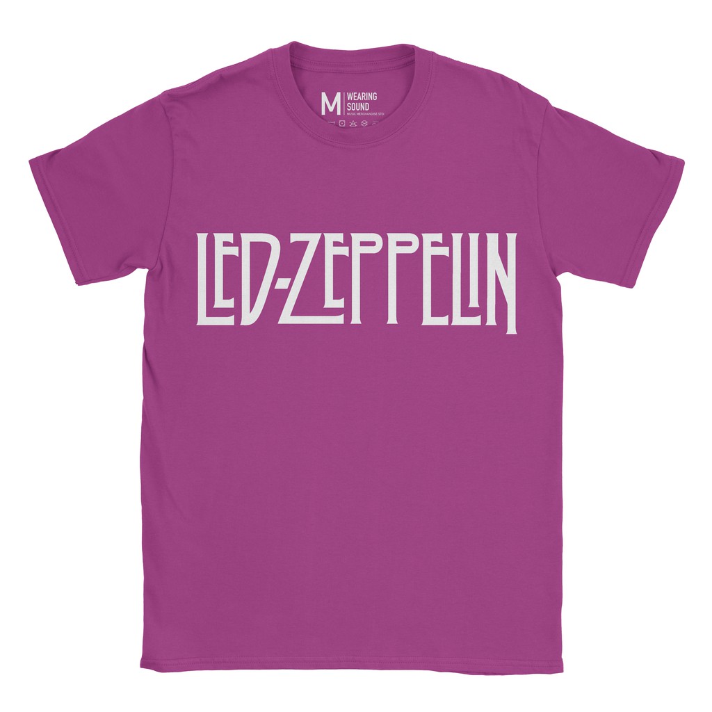 Baju Kaos Band Led Zeppelin Logo Heliconia