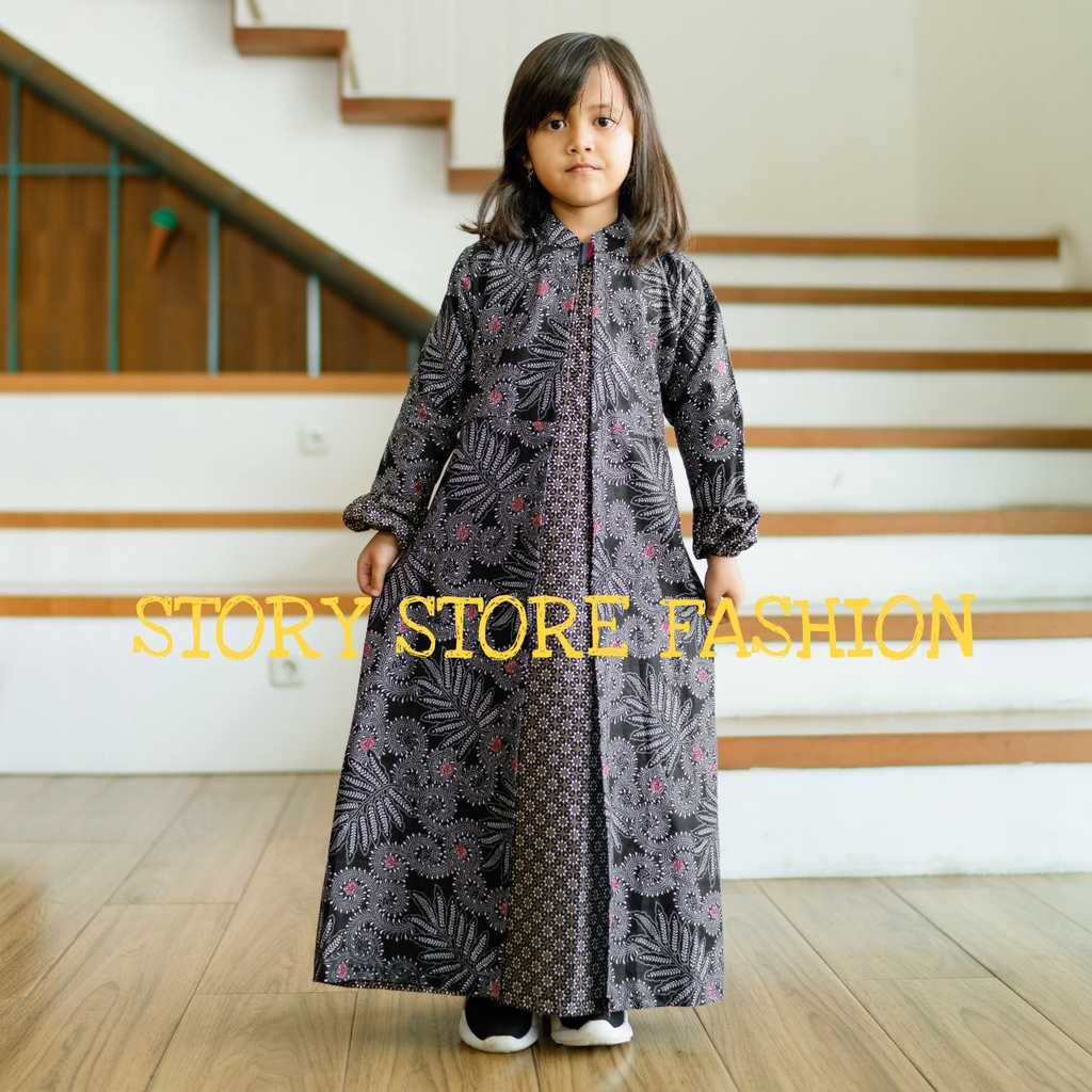 Gamis Anak Ukel abu