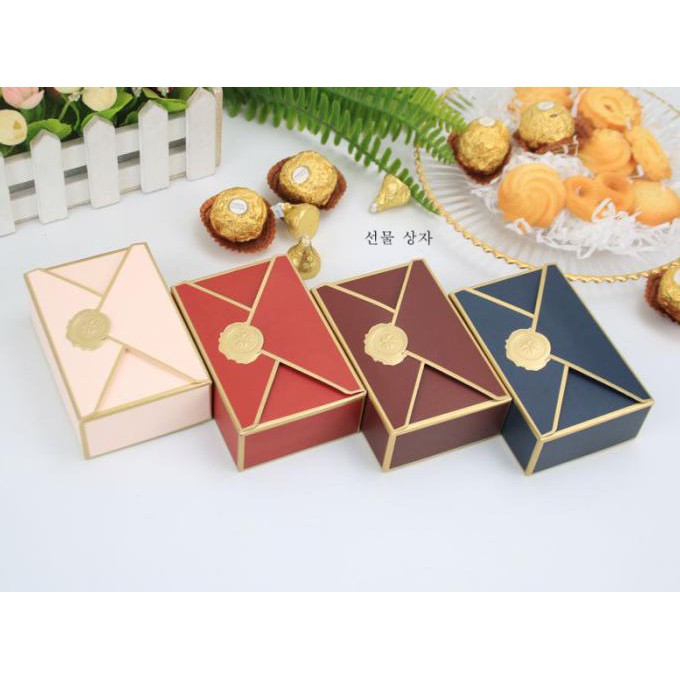 

KOTAK STAMP POLOS 10,5 GIFT BOX KOTAK KALUNG CINCIN KOTAK KADO COKLAT - Biru