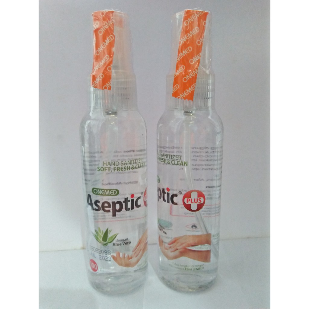 ASEPTIC PLUS DENGAN ALOEVERA 100 ML ONEMED / HAND SANITIZER SPRAY