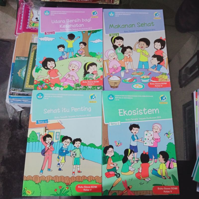 Buku Tematik Paket SD Kelas 5 Tema 2,3,4,5