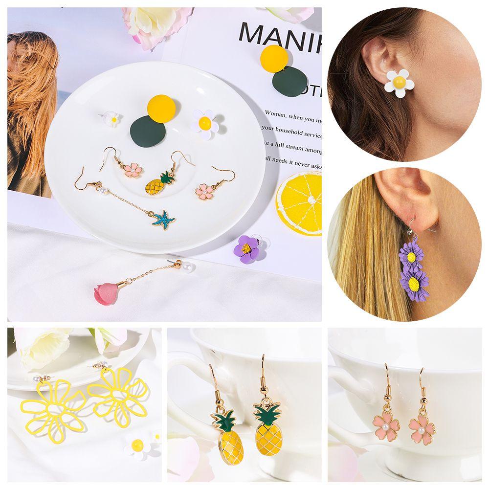 Anting Daisy Nanas Fashion Bunga Akrilik Jewerly Hadiah