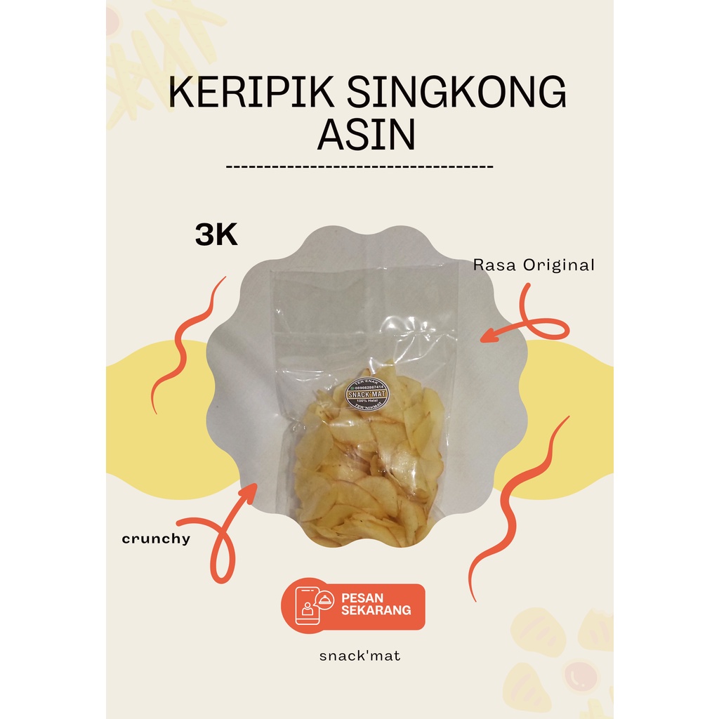 

Snack'Mat - Keripik Singkong Asin