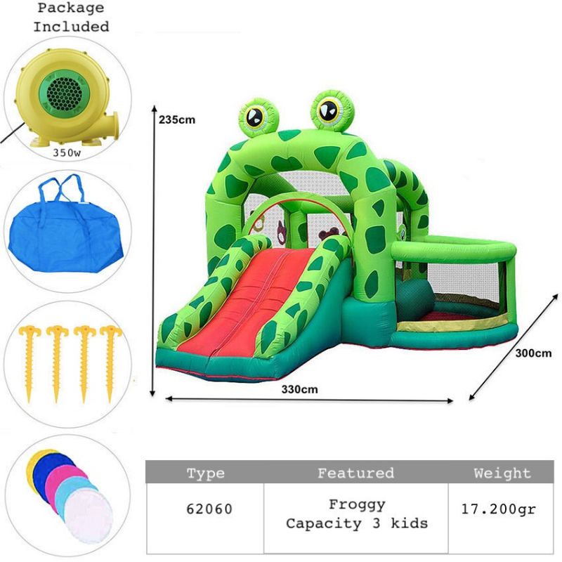 bouncy castle froggy