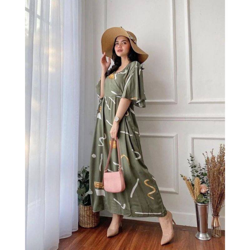 BEST SELLER KAREEN DRESS / KIMONO DASTER DASTER BUSUI TALI SAMPING KANAN KIRI DASTER VIRAL