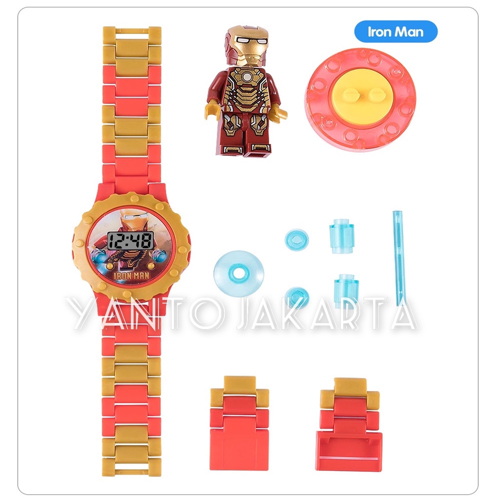 JAM TANGAN IRON MAN JT1274 ANAK GROSIR MURAH