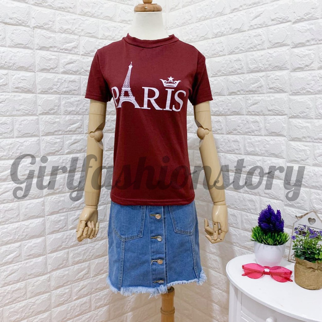 GFS PARIS TEE TSHIRT TUMBLR RINGER ORIGINAL BABYTERI