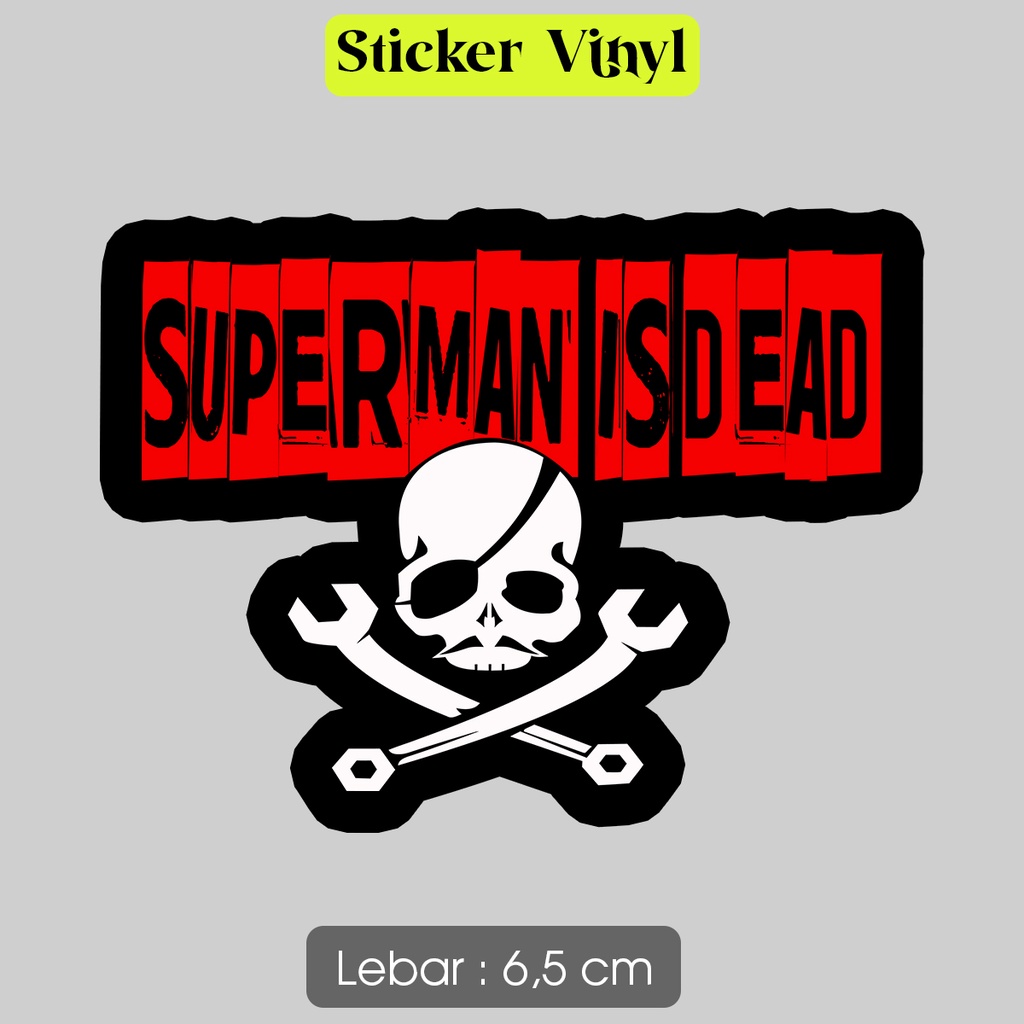 

Stiker superman is dead SID Sticker Vinyl Satuan Bahan Anti Air