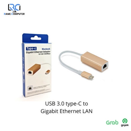 USB 3.0 type-C to Gigabit LAN