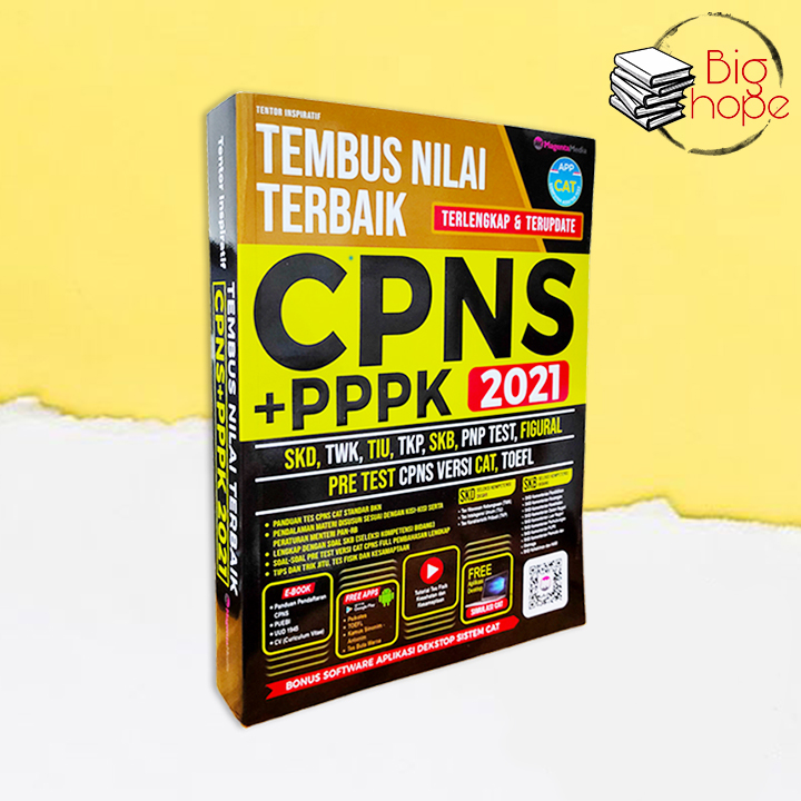 BUKU CPNS TERBARU 2021- BUKU CPNS 2021 - TEMBUS NILAI TERBAIK CPNS + PPPK TERLENGKAP & TERUPDATE