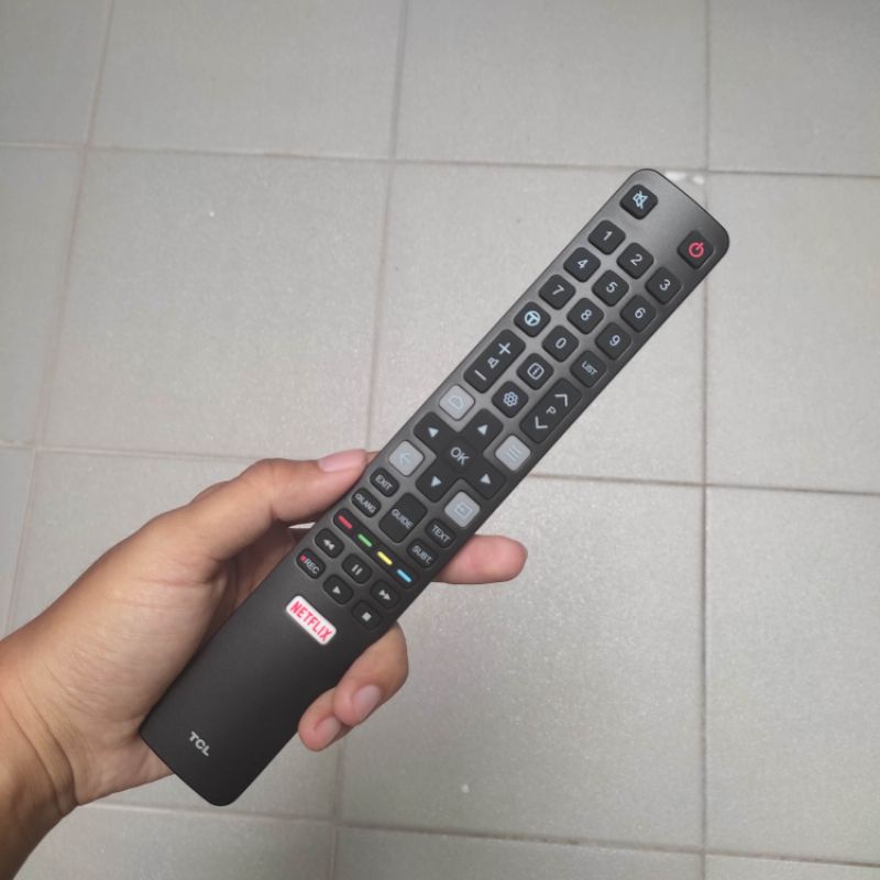 Remot TV Android TCL Original 100% Dengan Netflix Terbaru - Remot TV Android TCL -Remot TV LED TCL