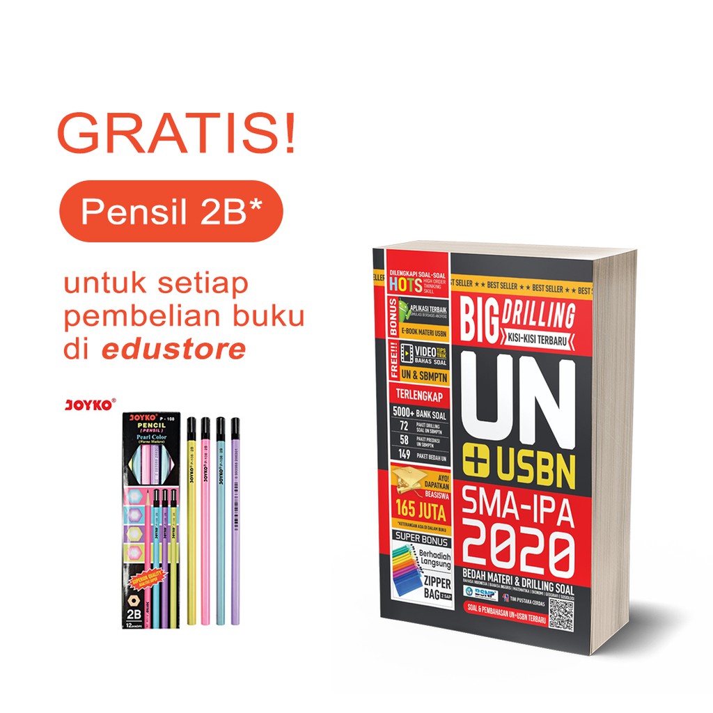 Buku Usbn Big Drilling Kisi Kisi Terbaru Un Usbn Sma Ipa 2020 Bestseller Pustaka Baru Shopee Indonesia