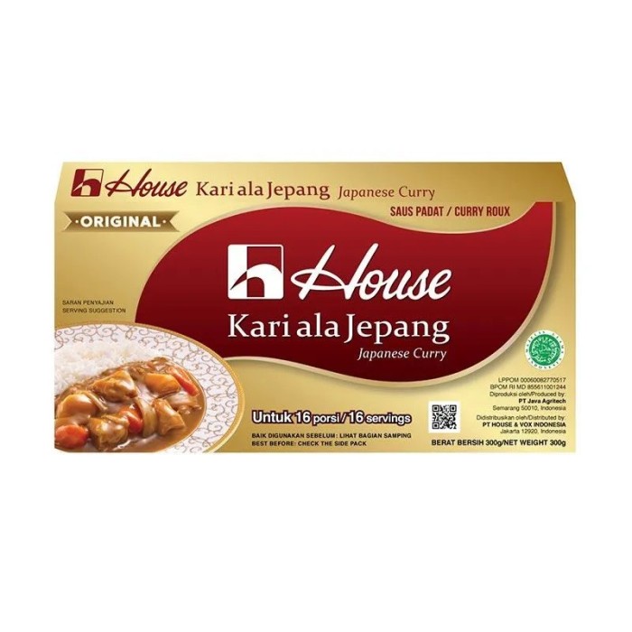 

Bumbu House Kari Ala Jepang Japanese Curry Original 300 Gram