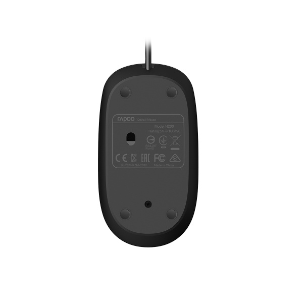 Mouse Kabel USB RAPOO N200 Wired Optical Mouse