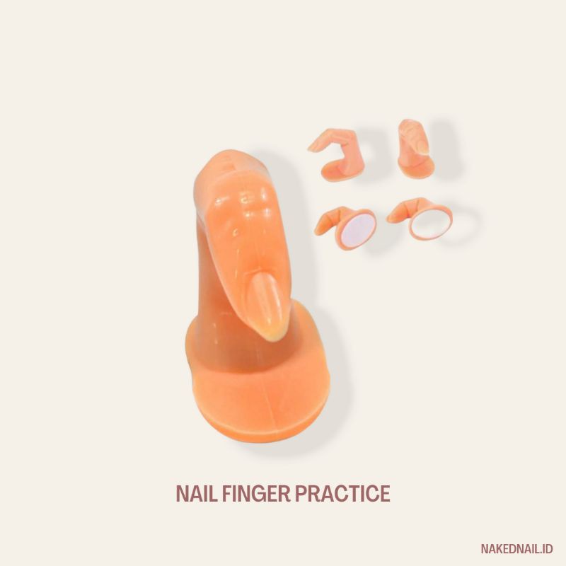 training nail finger practice latihan nail art jari kuku palsu training nailart nail art