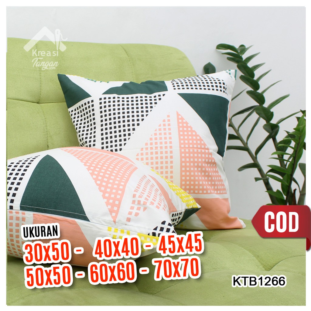 SARUNG BANTAL SOFA 30x50, 40x40, 45x45, 50x50, 60x60, 70x70 KTB1266