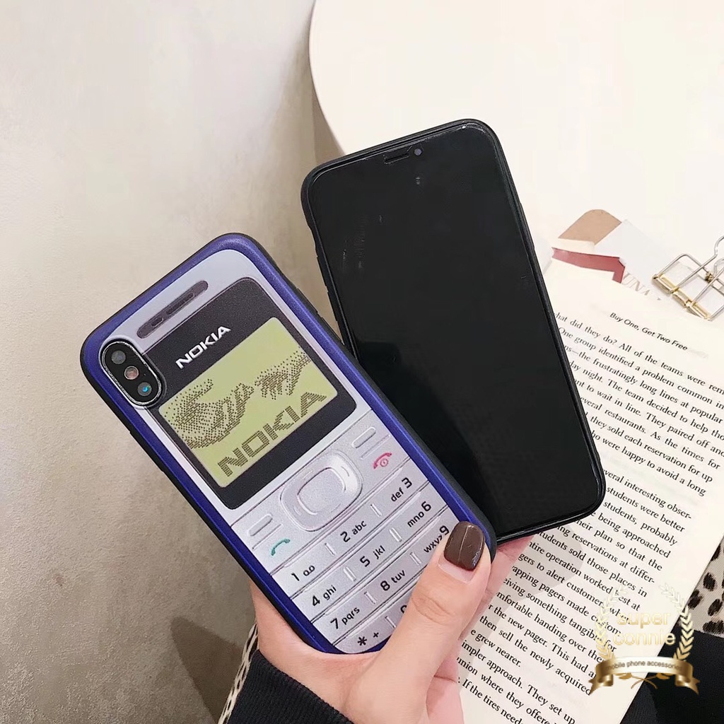 Retro Nokia Soft Case Vivo V25E Y16 Y20 Y02 S Y35 Y22 S Y20s V23 E Y51 Y12i Y11 Y15 Y21A Y21 Y12s Y91i Y31 Y21S Y30 Y91C Y19 Y50 Y53 Y30i Y11 Y12 Y17 Y91 Y95 Casing Handphone Kreatif