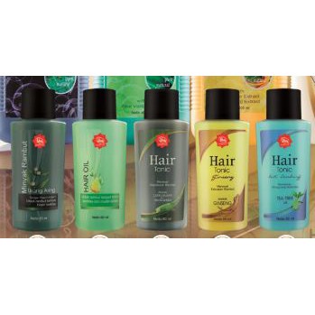 ^ KYRA ^ Viva Hair Tonic dan Hair Oil Ginseng Anti Dandruff Lidah Buaya dan Daun Waru Urang Aring