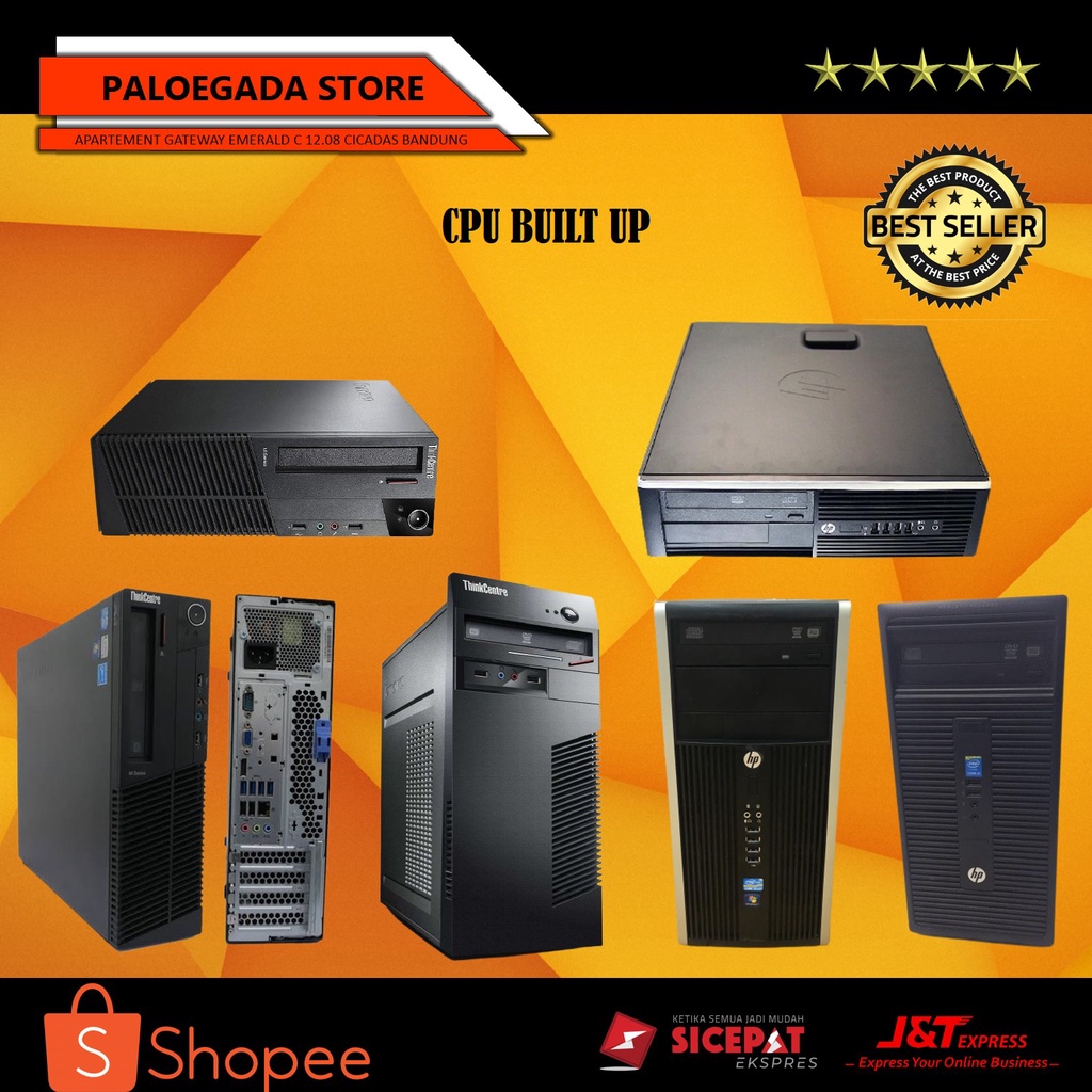 CPU BUILT UP INTEL CORE I3 I5 I7