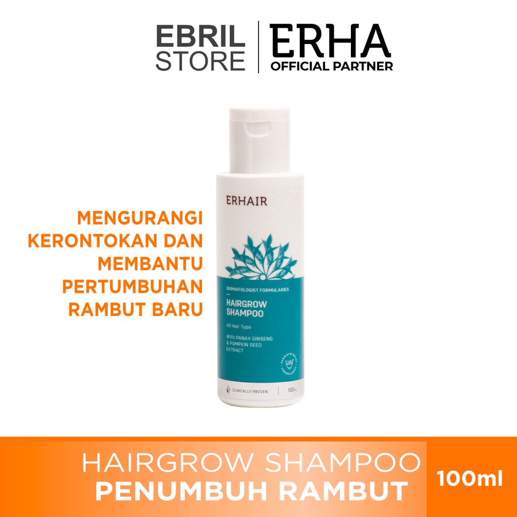 Erha erhair hairgrow shampoo all hair type 100 ml hair grow Shopee