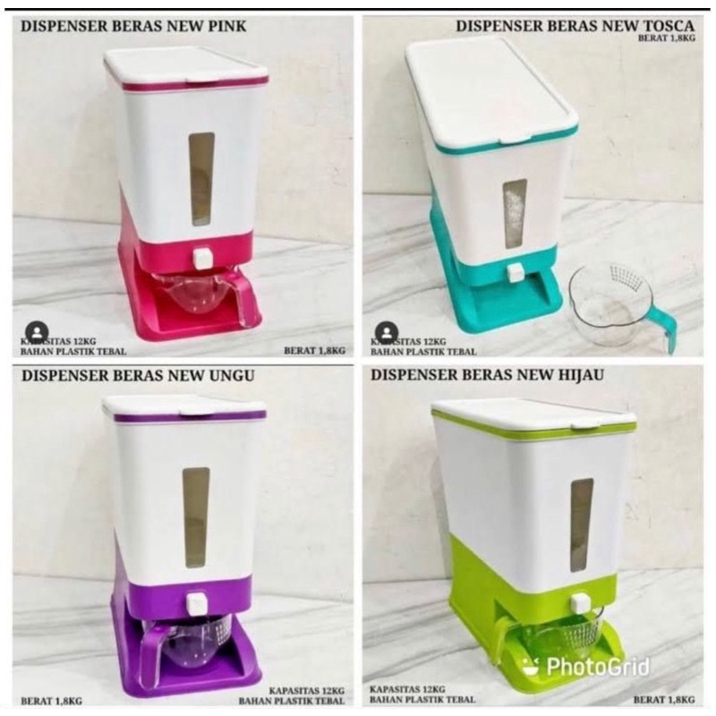 Dispenser beras 12KG