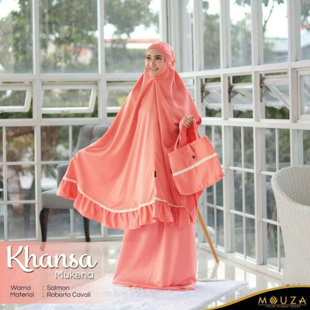 MOUZA - Mukena Khansa Dewasa / Mukena Polos