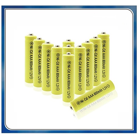 Baterai AA AAA 1.2 V Ni-cd Rechargeable - AAA - A3 600mAh - AA-A2 1000 mAh Yellow