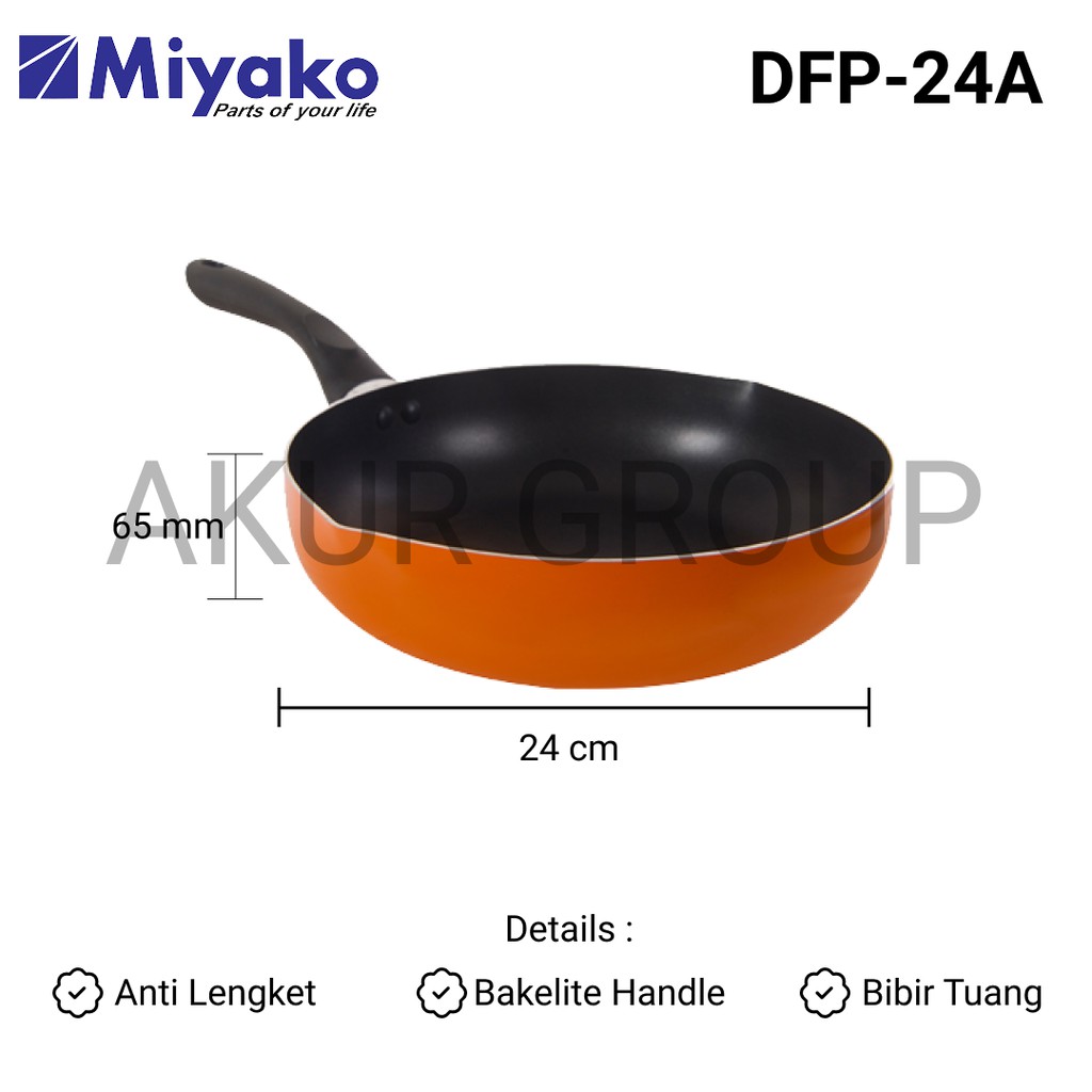 MIYAKO DEEP FRYPAN GARANSI RESMI