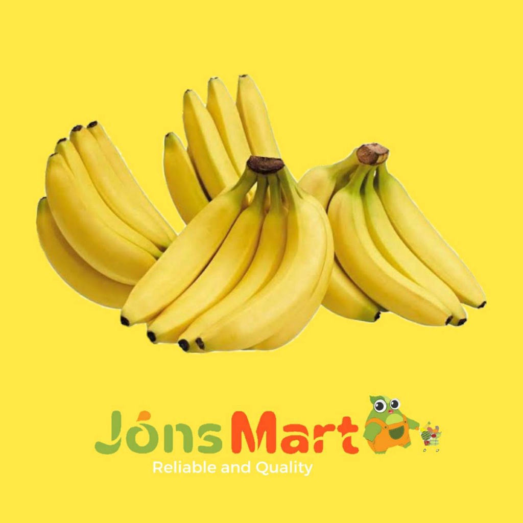 

JonsMart Buah Pisang Cavendish Sunpride / Sweety (1kg isi 6-7buah) [KHUSUS INSTANT DAN SAMEDAY]