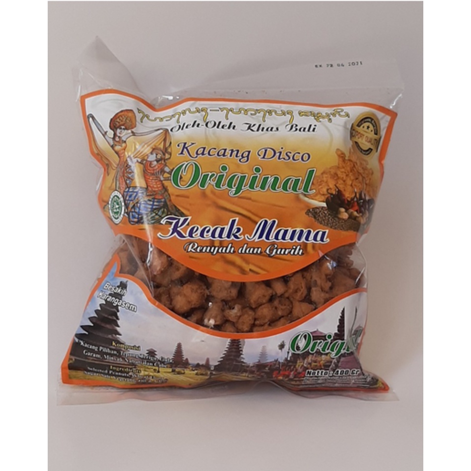 

Paket Bundling 5 Pcs Kacang Disco Kecak Mama Plastik 400gr Rasa Original