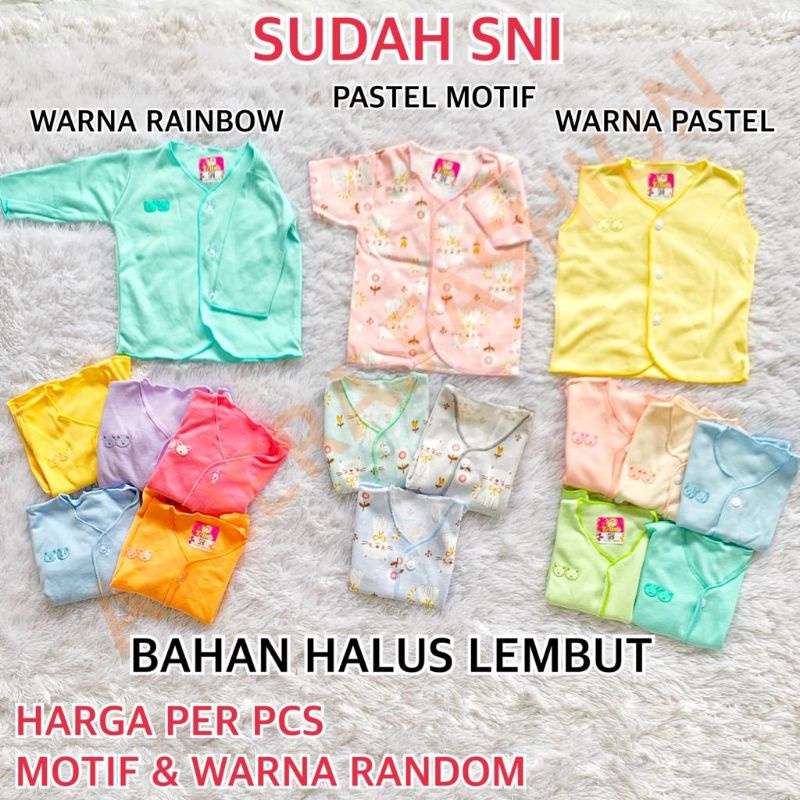 BAJU BAYI NEWBORN YLIN 100% ORIGINAL Y LIN SNI NB KUTUNG LENGAN PANJANG PENDEK KANCING DEPAN HALUS LEMBUT NYAMAN BAGUS MURAH GROSIR GROSIRAN