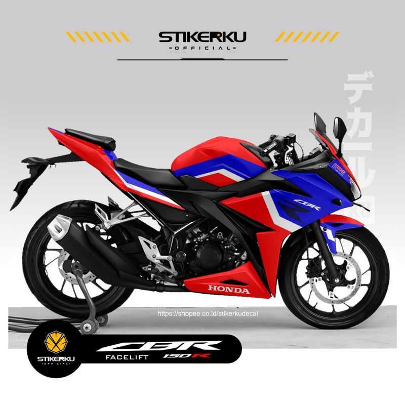DECAL CBR 150R facelift / decal CBR150R / stiker motor CBR150R