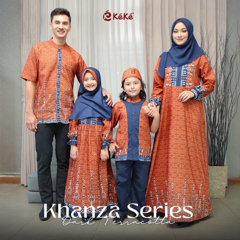 Gamis Couple Keke Khanza Series ready