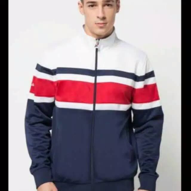 JAKET FILA CASUAL TRACKTOP PREMIUM FLEECE TEBAL