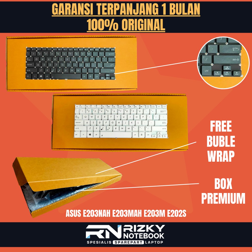 PROMO !!! Keyboard Laptop Asus E202 E202M E202MA E202S E202SA TP201SA E203MAH E203NAH E203M