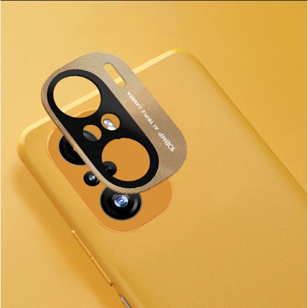 Soft Color Leather ring metal camera Poco F3 caae casing cover