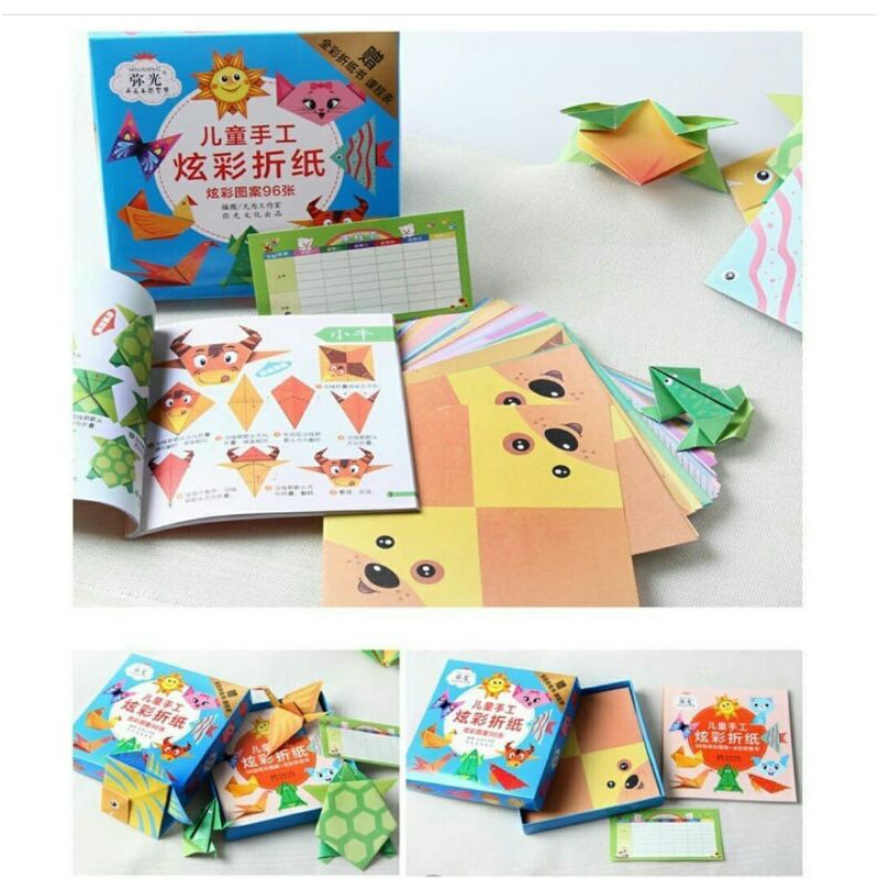 

ORIGAMI KARAKTER / ORIGAMI MOTIF / KERTAS LIPAT / KERTAS WARNA / MAINAN EDUKASI ANAK