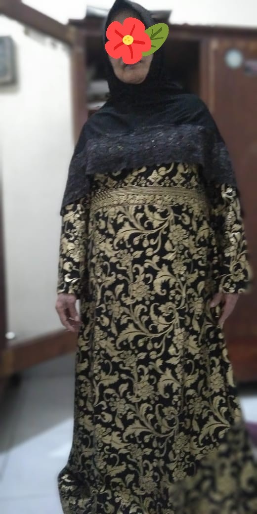 Batik Couple Keluarga Sania Ruffle Ori Ndoro Jowi Dnt Motif Prada Bakung