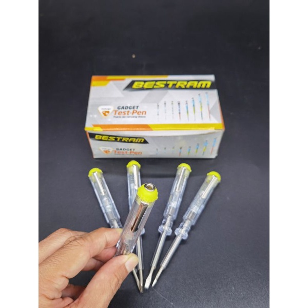 Testpen Obeng , Alat Ukur Listrik , merek Bestram BTP 109