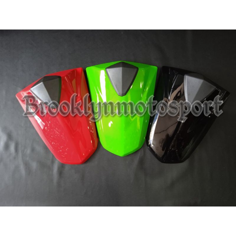 singel seat Ninja 250 karbu/tutup jok belakang Ninja 250 karbu